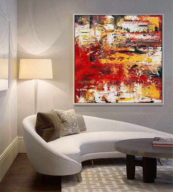 abstract oversized wall art